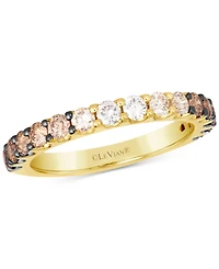 Le Vian Chocolate Ombre Diamond Band (1 ct. t.w.) in 14k Rose Gold or 14k Yellow Gold