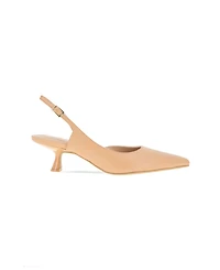 BCBGeneration Women's Kittie Kitten Heel Sling Back Pumps