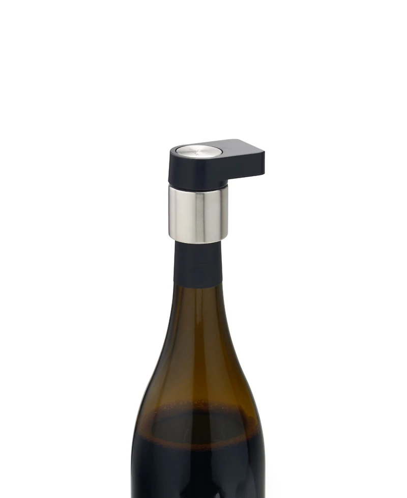 Rabbit Wine Bottle Stopper And Stand, Stainless Steel