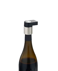 Rabbit Wine Bottle Stopper And Stand, Stainless Steel
