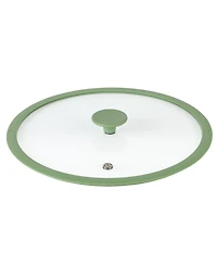 Kenmore Theodore 13 Inch Cast Aluminum Saute Pan W/ Lid Nonstick Interior and Induction Base