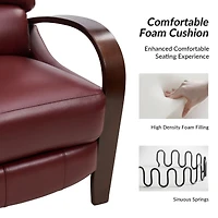 Alex Genuine Leather Manual Recliner