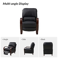 Alex Genuine Leather Manual Recliner