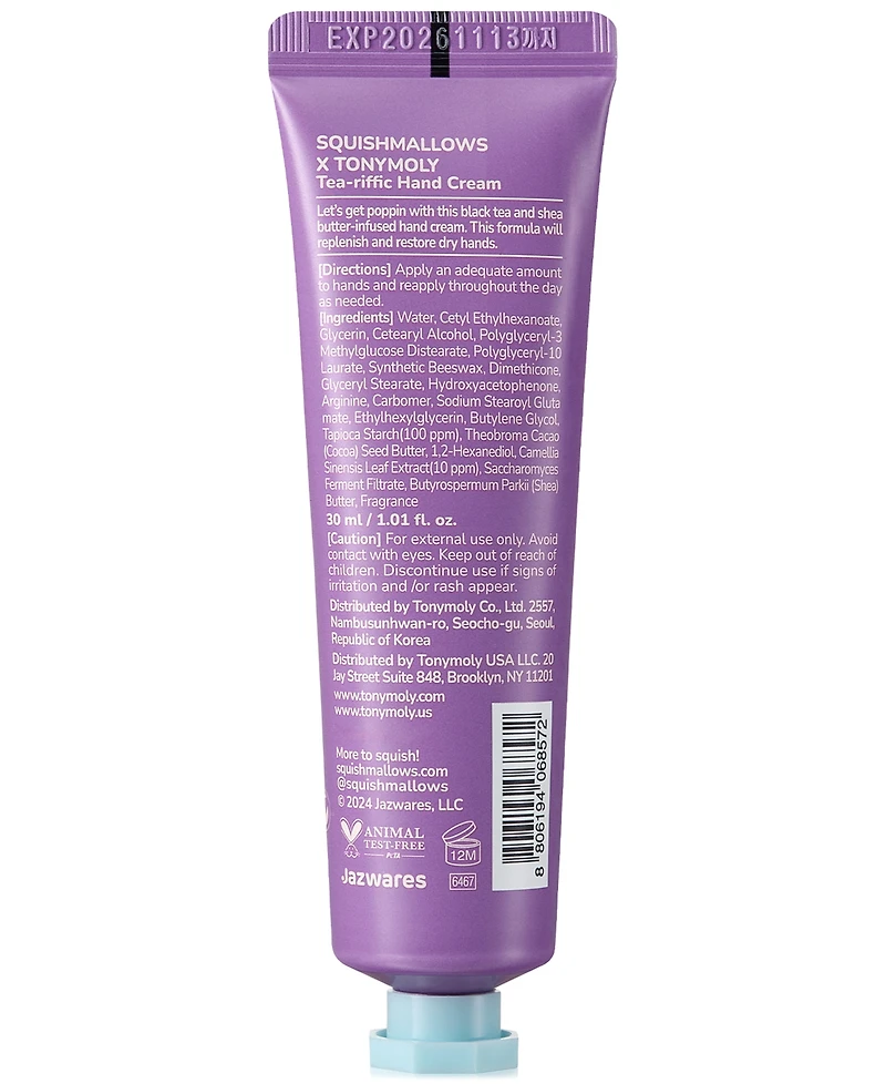 Tonymoly Squishmallow Poplina Tea-riffic Hand Cream
