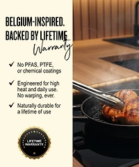 Alva Nori 11" Pre-Seasoned Cast Iron Grill Pan