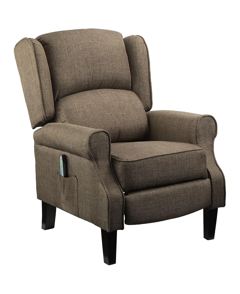 Homcom Massage Recliner Sofa with Heat Function, Remote Control