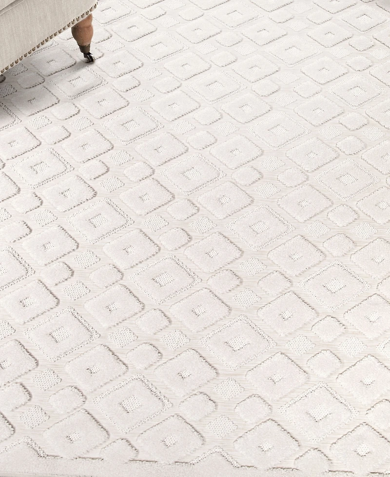 Closeout! Crochet Diamond Park 7'10"x10'10" Area Rug