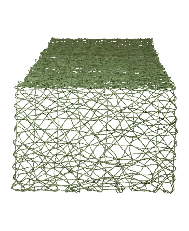 Design Imports Woven Paper Table Runner, 14"x72 "