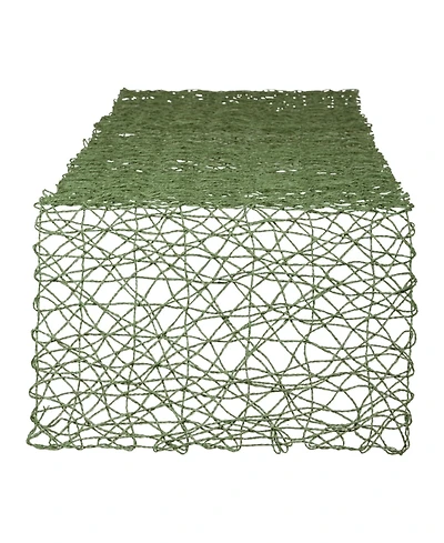 Design Imports Woven Paper Table Runner, 14"x72 "