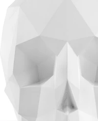 National Tree Company White Origami Skull Decoration, 6 Inches