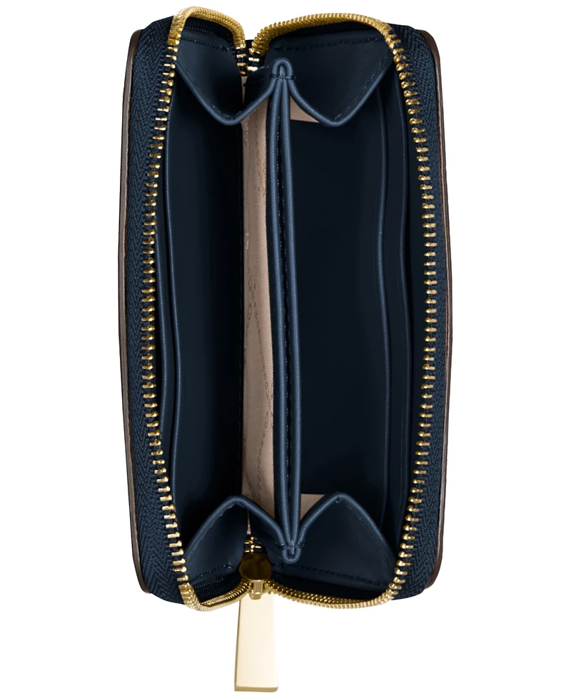 Michael Michael Kors Jet Set Small Zip Around Card Case