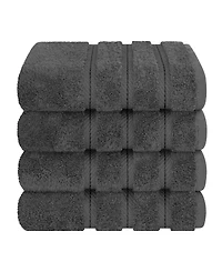 American Soft Linen Edison Luxury 100% Turkish Cotton 4-Piece Hand Towel Set