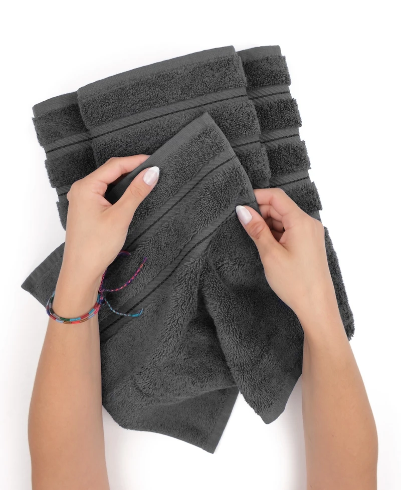 American Soft Linen Edison Premium 100% Turkish Cotton 3-Piece Bath Towel Set