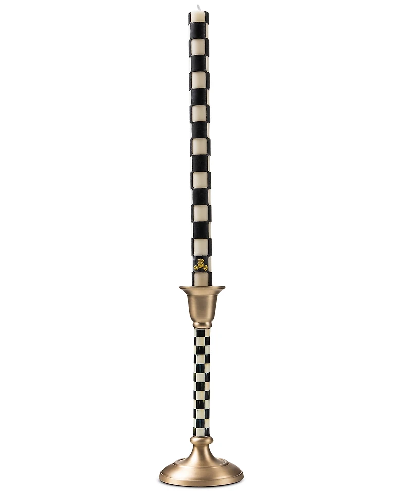 Mackenzie-Childs Courtly Check Small Candlestick