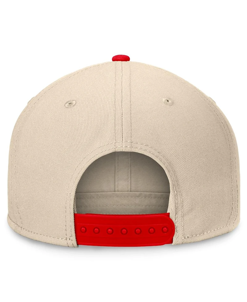 Top of the World Men's Khaki Nebraska Huskers Goalaso Snapback Hat