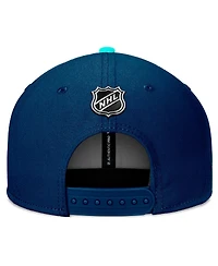Fanatics Men's Deep Sea Blue Seattle Kraken 2024 Nhl Draft Snapback Hat