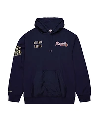 Mitchell & Ness Men's Navy Atlanta Braves Team Og 2.0 Current Logo Pullover Hoodie