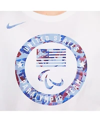 Nike Women's White U.s. Paralympics Puck Club T-Shirt