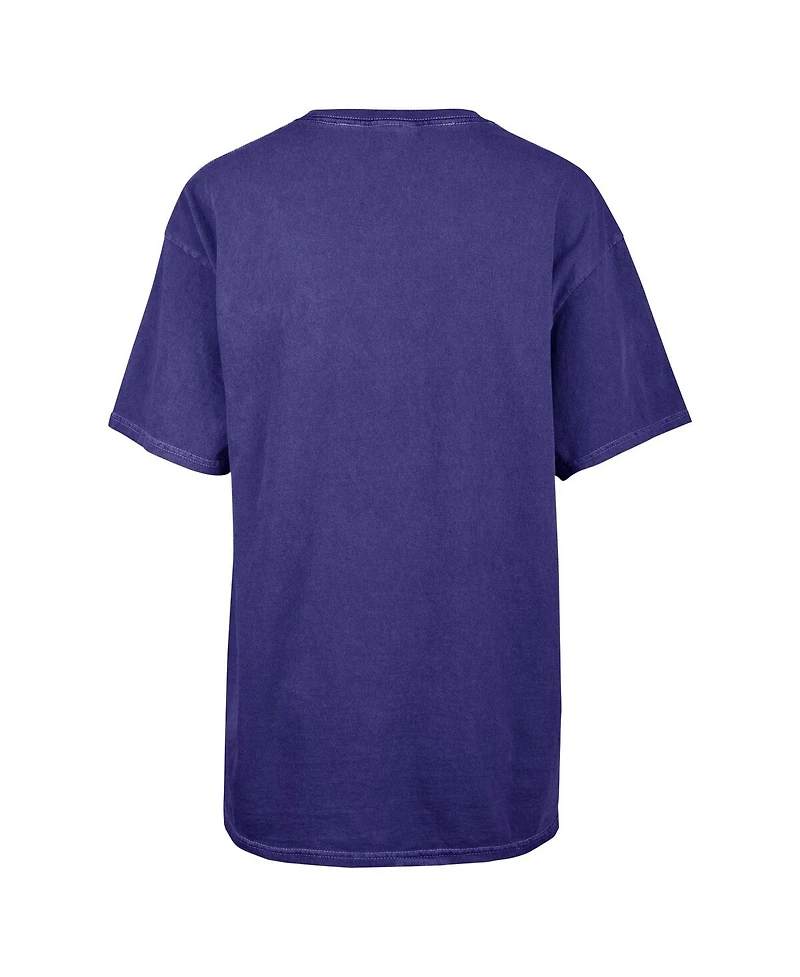 '47 Brand Women's Navy Chicago Cubs Flashing Lights Boyfriend T-Shirt