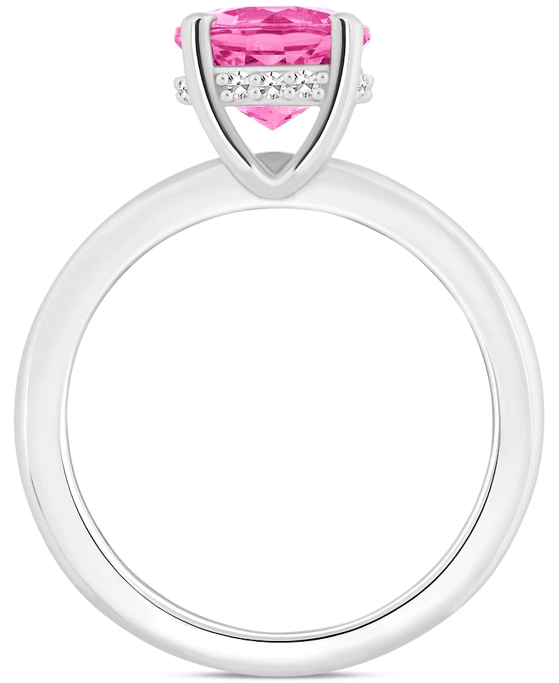 Mystic Topaz Solitaire Ring (2-3/8 ct. t.w.) Sterling Silver (Also Pink Topaz)