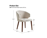 Mid-century Modern Upholstered Dining Chair