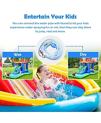 Inolait Kids Inflatable Bounce House Water Slide without Blower