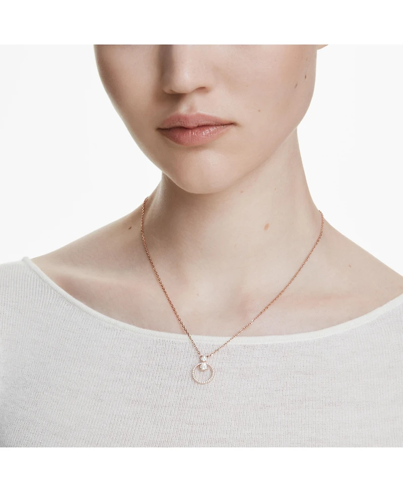Swarovski Constella Pendant, Round Cut, White Necklace