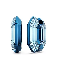 Swarovski Octagon Shape, Small, Lucent Hoop Earrings