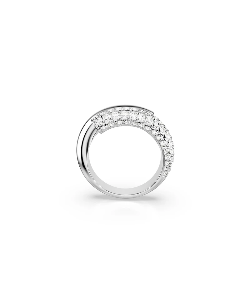 Swarovski White, Rhodium Plated Dextera Ring