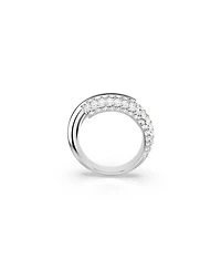 Swarovski White, Rhodium Plated Dextera Ring