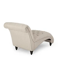 Streamdale Indulge in Comfort & Style Curved Button Tufted Stitched Lounge Chair