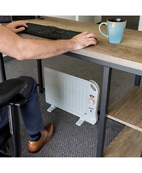 Newair Portable 400 Watt Under Desk Heater with Slim Fit Design and Silent, Energy Efficient Operation