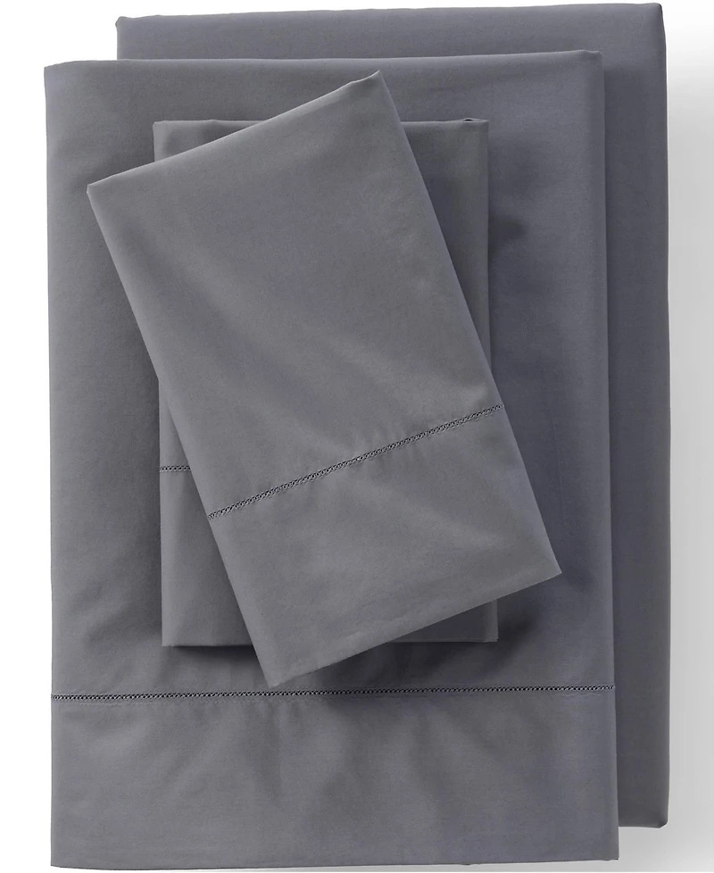 Lands' End 300 Thread Count Cotton Percale Pillowcases