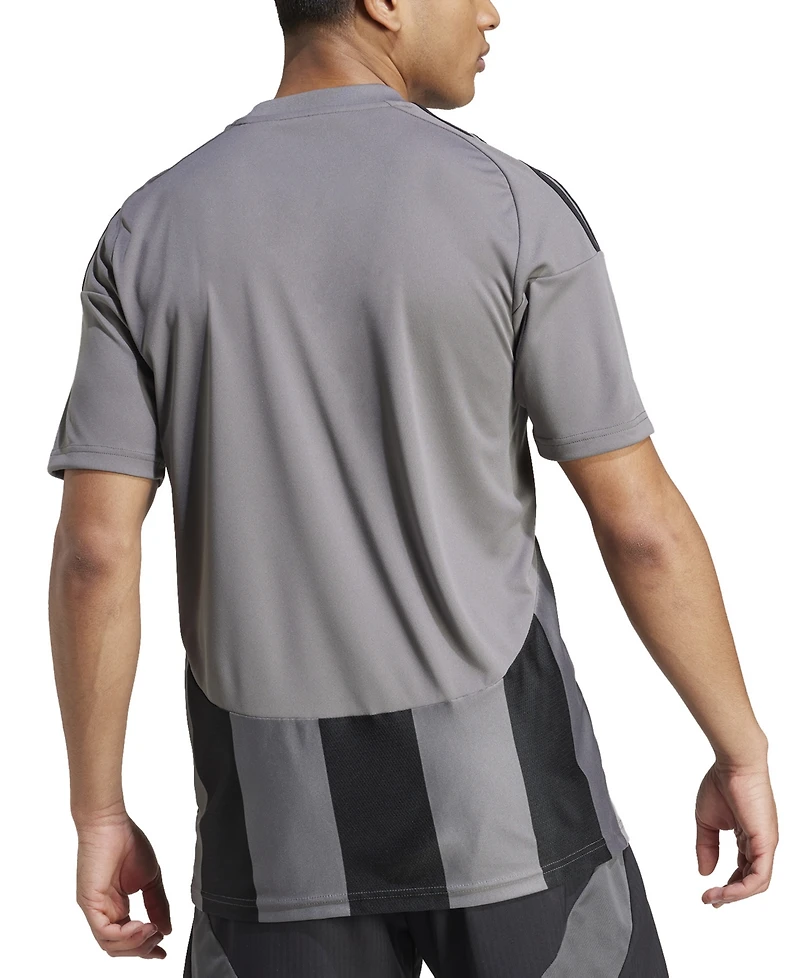adidas Men's Stripe Logo Jersey T-Shirt