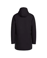 Adidas Men's Black Portland Timbers Tiro 24 Full-Zip Winter Parka Hoodie