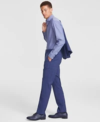 Hugo by Boss Men's Modern-Fit Windowpane Check Suit Pants
