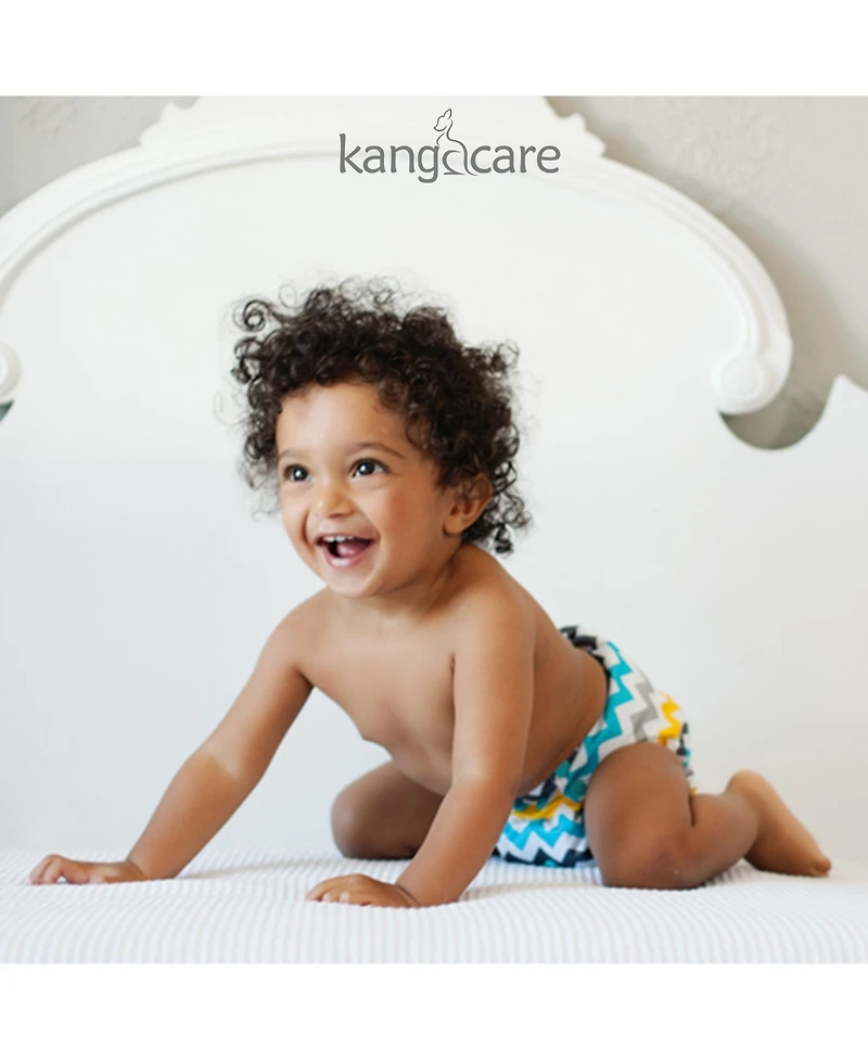 Kanga Care Boys Rumparooz Double Leg Gusset Reusable Cloth Diaper Cover One Aplix