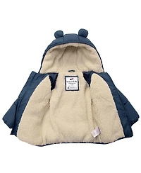 Rokka&Rolla Baby Boys Sherpa Fleece Lined Puffer Coat 6-24M