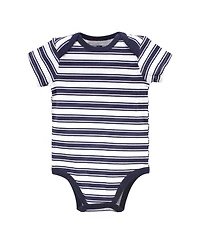 Hudson Baby Boys Essential Cotton Bodysuits 5-Piece Set