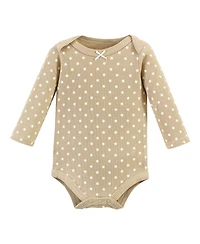 Hudson Baby Girls Thermal Long Sleeve Bodysuits