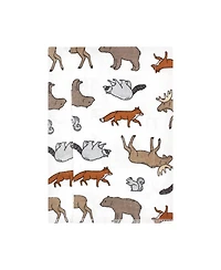 Hudson Baby Boys Soft 4Pk Cotton-Poly Flannel Burp Cloths