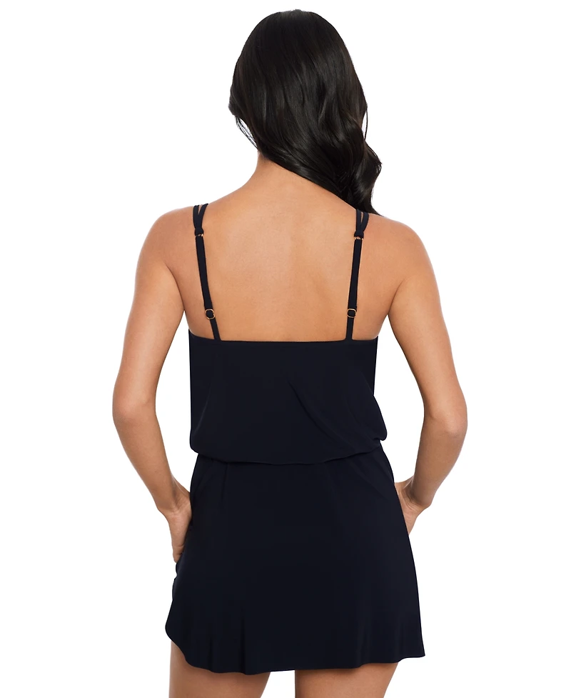Magicsuit Women's Tie-Front V-Neck Cover-Up One-Piece