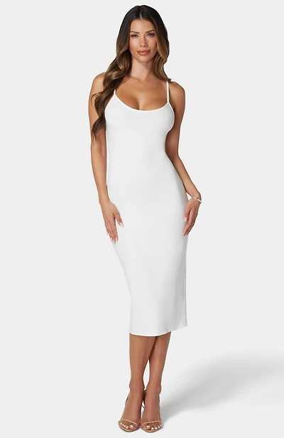 Bebe Women's Rib Midi Dress