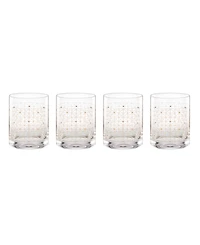 Lenox Tuscany Classics Gold Dust Double Old Fashioned Glasses, Set Of 4