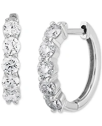 Grown With Love Lab Diamond Hoop Earrings (1 ct. t.w.) 14k White or Yellow Gold