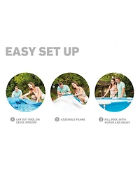 Intex 28205EH 8' X 20" Rust Resistant Durable Steel Metal Frame Swimming Pool