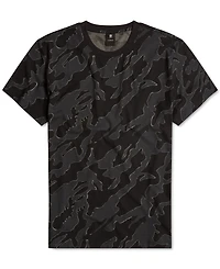 G-Star Raw Men's Short Sleeve Island Camo Print Crewneck T-Shirt