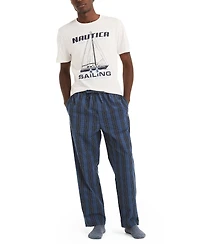 Nautica Men's Plaid Poplin Pajama Pants