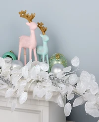 National Tree Company Winter Frost White Garland, 4 feet.