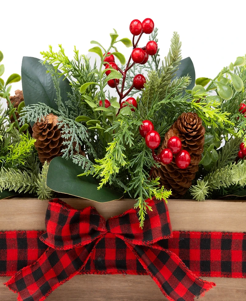 National Tree Company Christmas Classic Centerpiece, 17 Inches